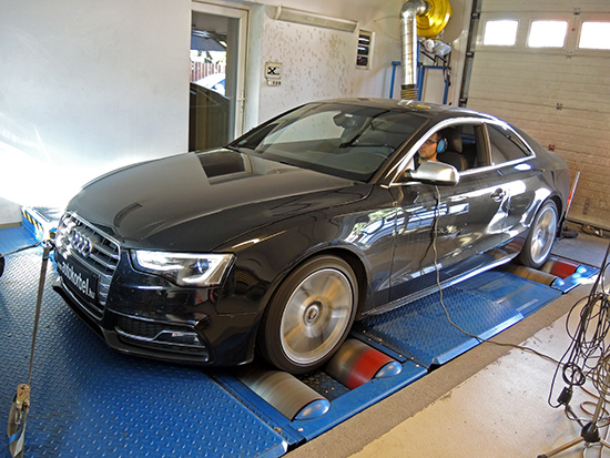 Audi S5 3,0 TFSI 333LE chiptuning teljesítménymérés